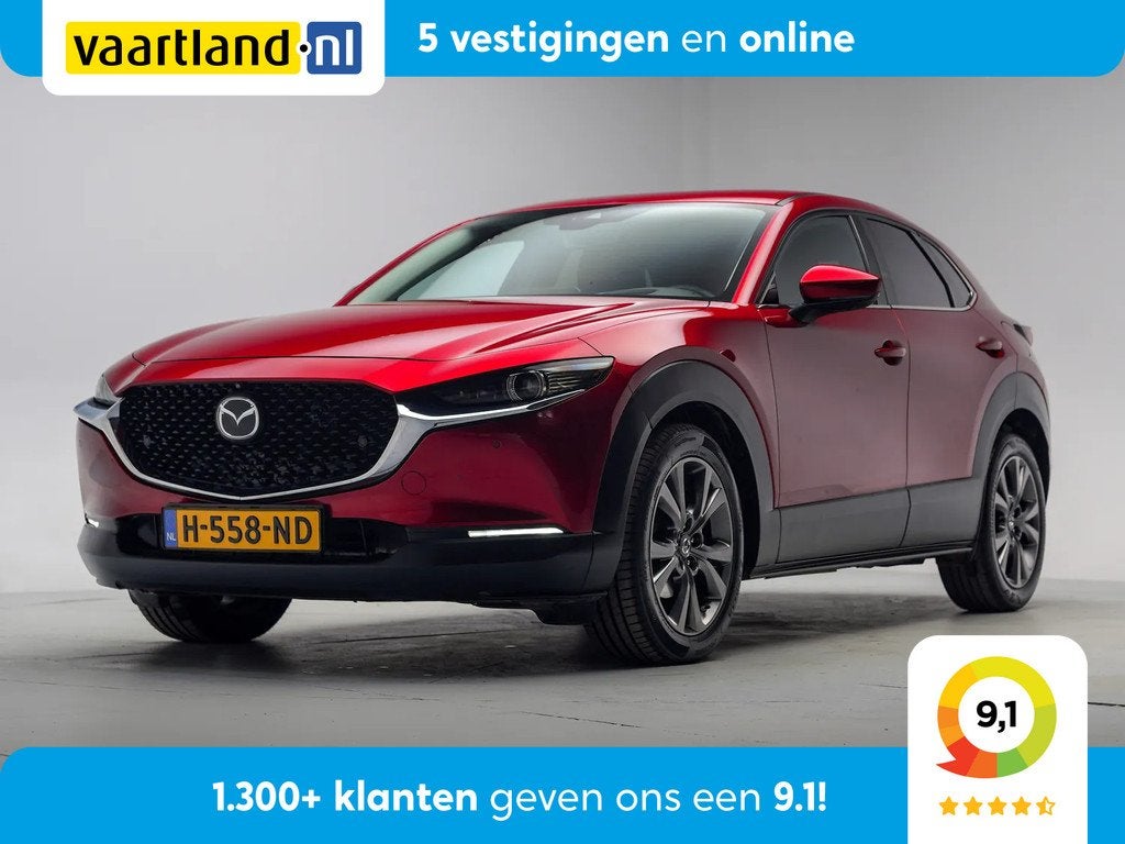 Mazda CX-30 2.0 e-SkyActiv-X M Hybrid Luxury [ Leder Trekhaa, Auto's, 1998 cc, Gebruikt, 4 cilinders, 179 pk