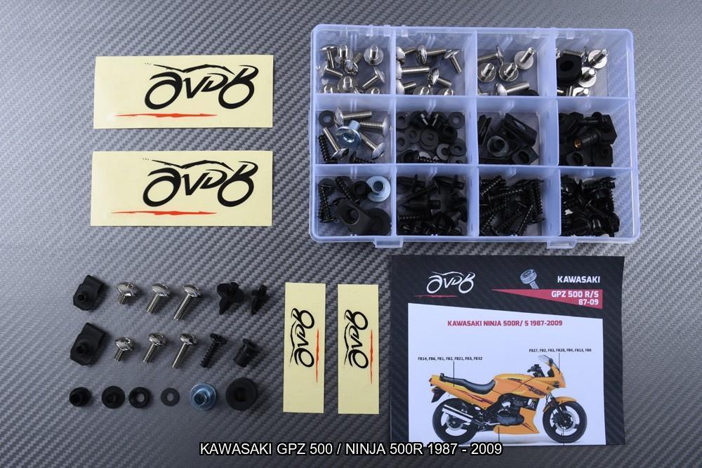 Kuip bouten set voor KAWASAKI GPZ 500 NINJA 500R 1987 - 2009, Ophalen of Verzenden, Nieuw