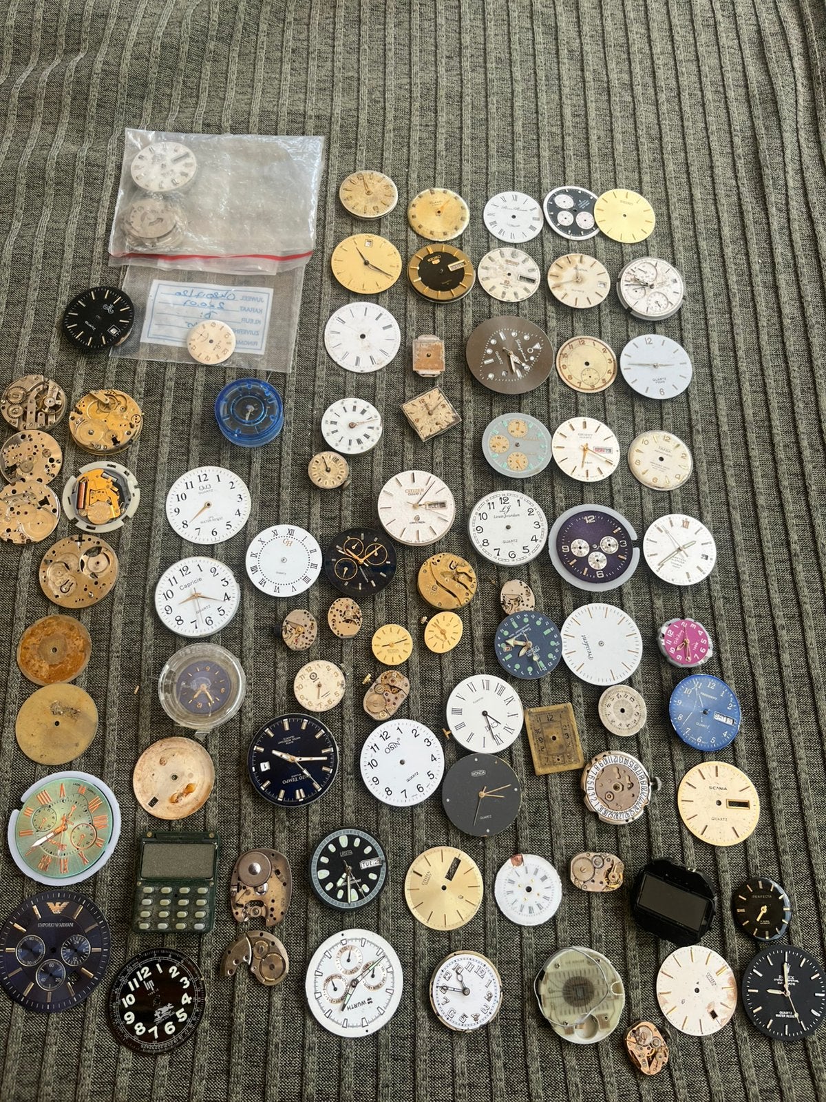 Groot lot horloge items, Ophalen of Verzenden, Staal, Overige merken