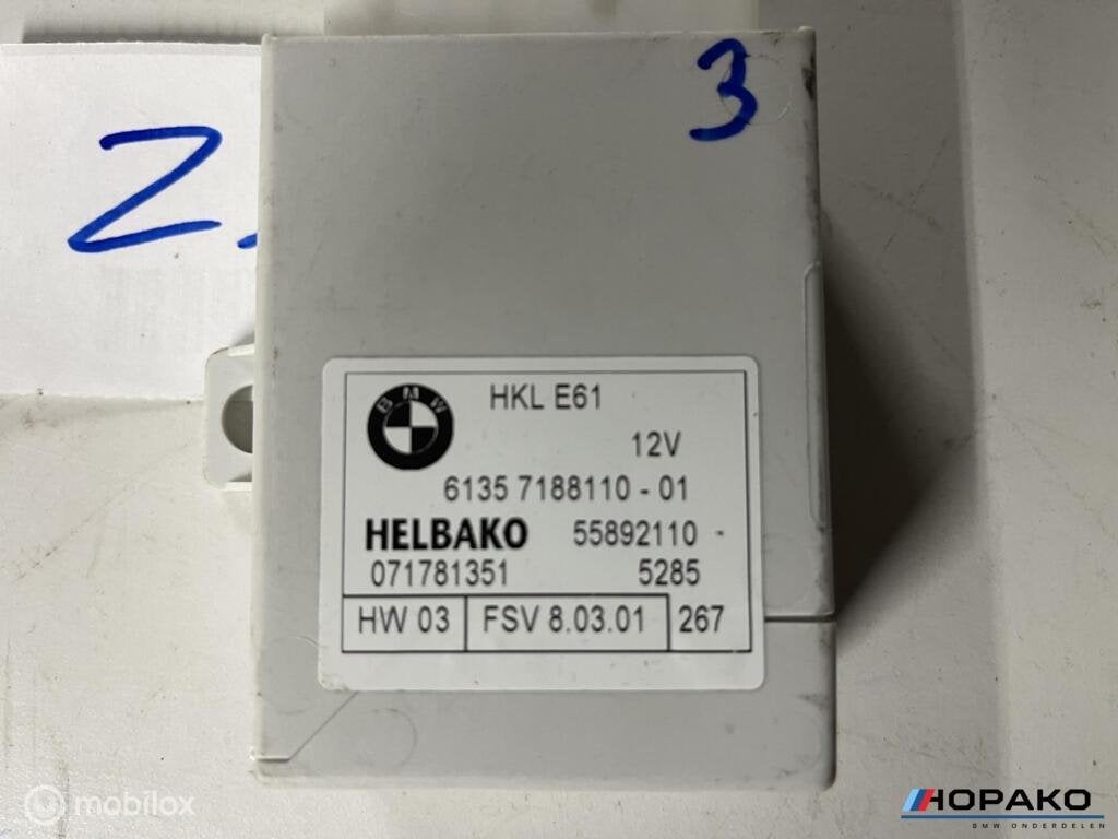 Kofferbak HKL module BMW E61 E65 E66 718811001, Auto-onderdelen, Gebruikt, Einsteinlaan 5 rijswijk, Bmw, Ophalen of Verzenden