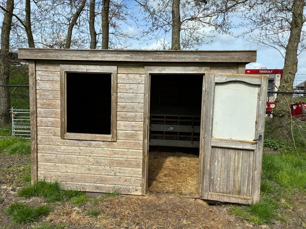 Blokhut Tuinhuis Dierenverblijf Opslaghokje, Tuin en Terras, Ophalen, 250 tot 500 cm, Blokhut, 1 raam