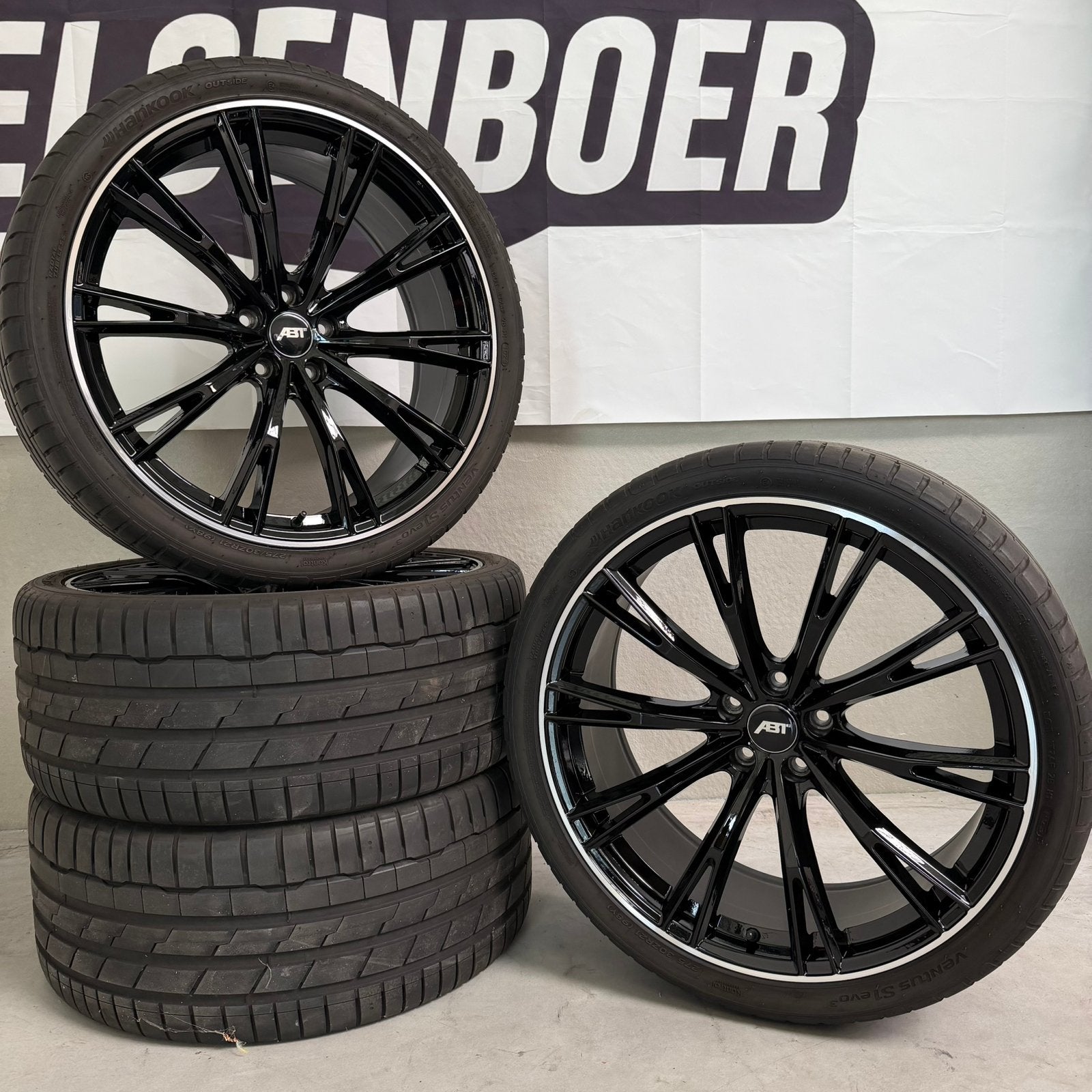 21 inch Audi A6 S6 A7 S7  ABT look Velgen met banden, Gebruikt, 275 mm, Velgen, Personenwagen