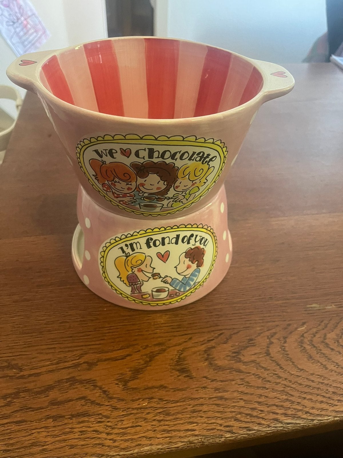 Blond amstersam fondue set. Stokjes ook erbij., Ophalen of Verzenden, Zo goed als nieuw, Frankrijk, Rode wijn