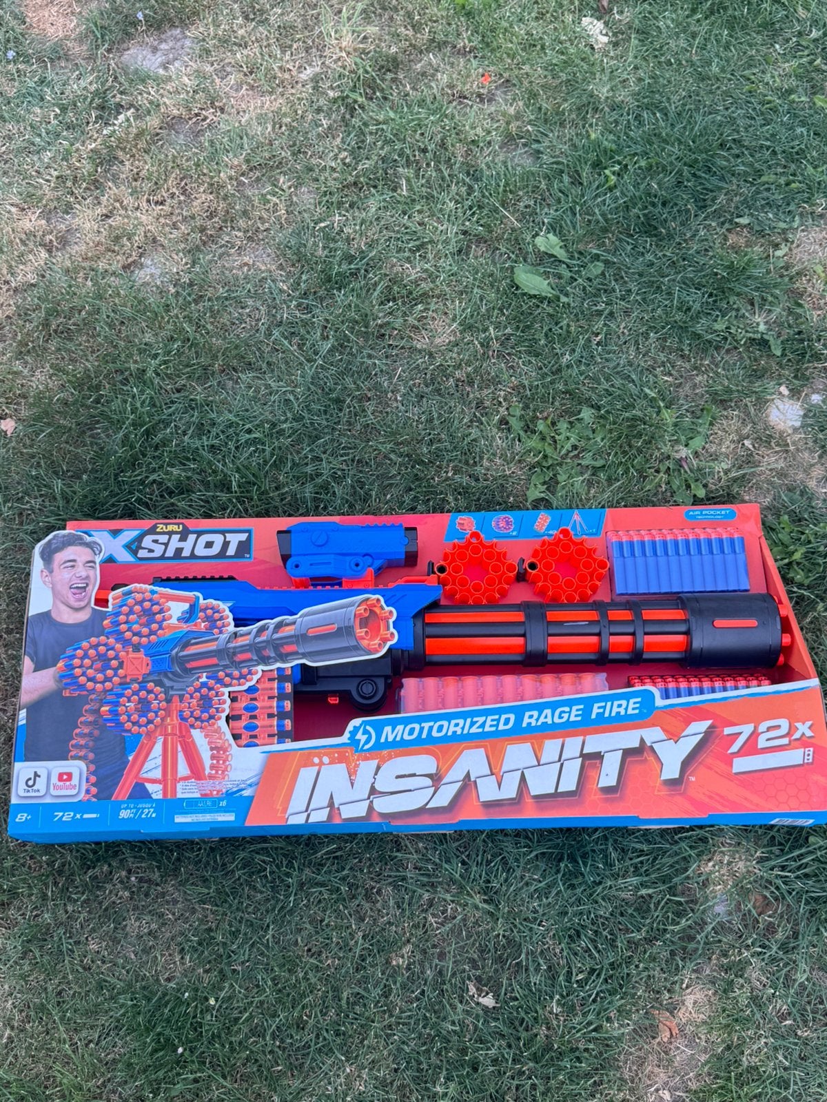 ZURU X-Shot Insanity Motorized Rage Fire (72X Shot) – Nieuw, Ophalen, Nieuw