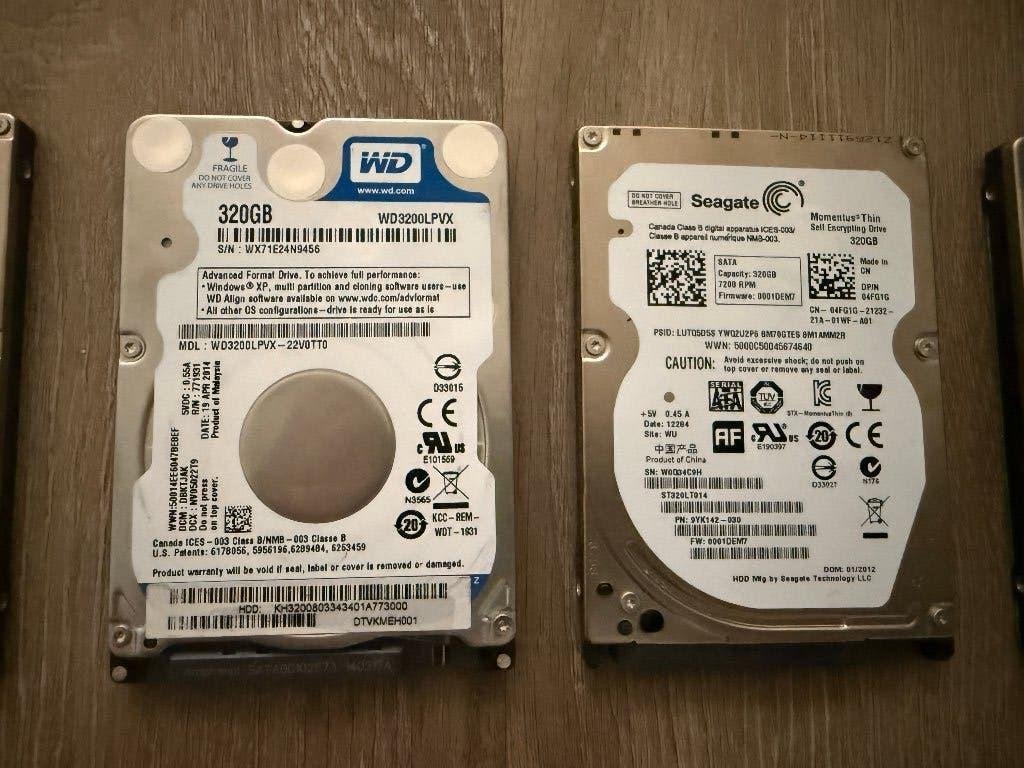 2,5" SATA harde schijven in diverse groottes, Computers en Software, Harde schijven, Intern, Ophalen of Verzenden, Zo goed als nieuw