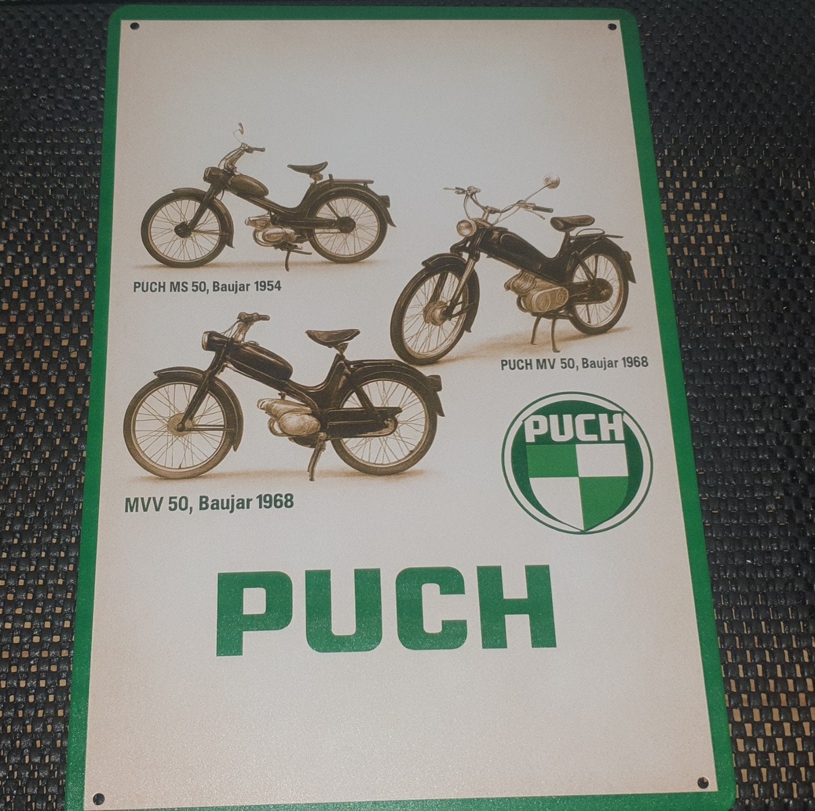 Puch wandbord, Ophalen of Verzenden, Nieuw, Reclamebord