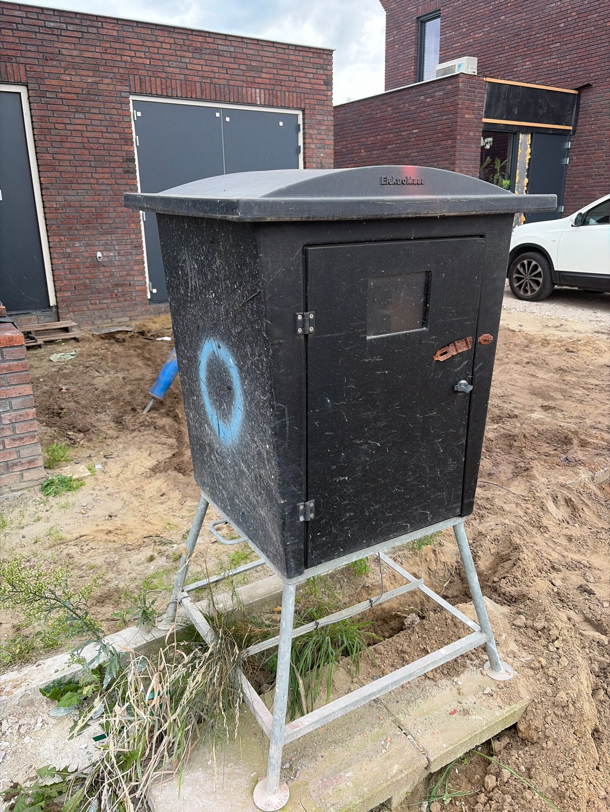 Tijdelijke bouwstroomkast met waterput, Ophalen of Verzenden, Gebruikt, Overige merken, Groepenkast
