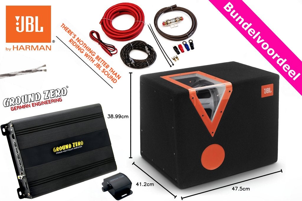 1400W JBL Subwoofer + JBL Monoblock + Kabels + Controller, ., Nieuw, Ophalen of Verzenden, .
