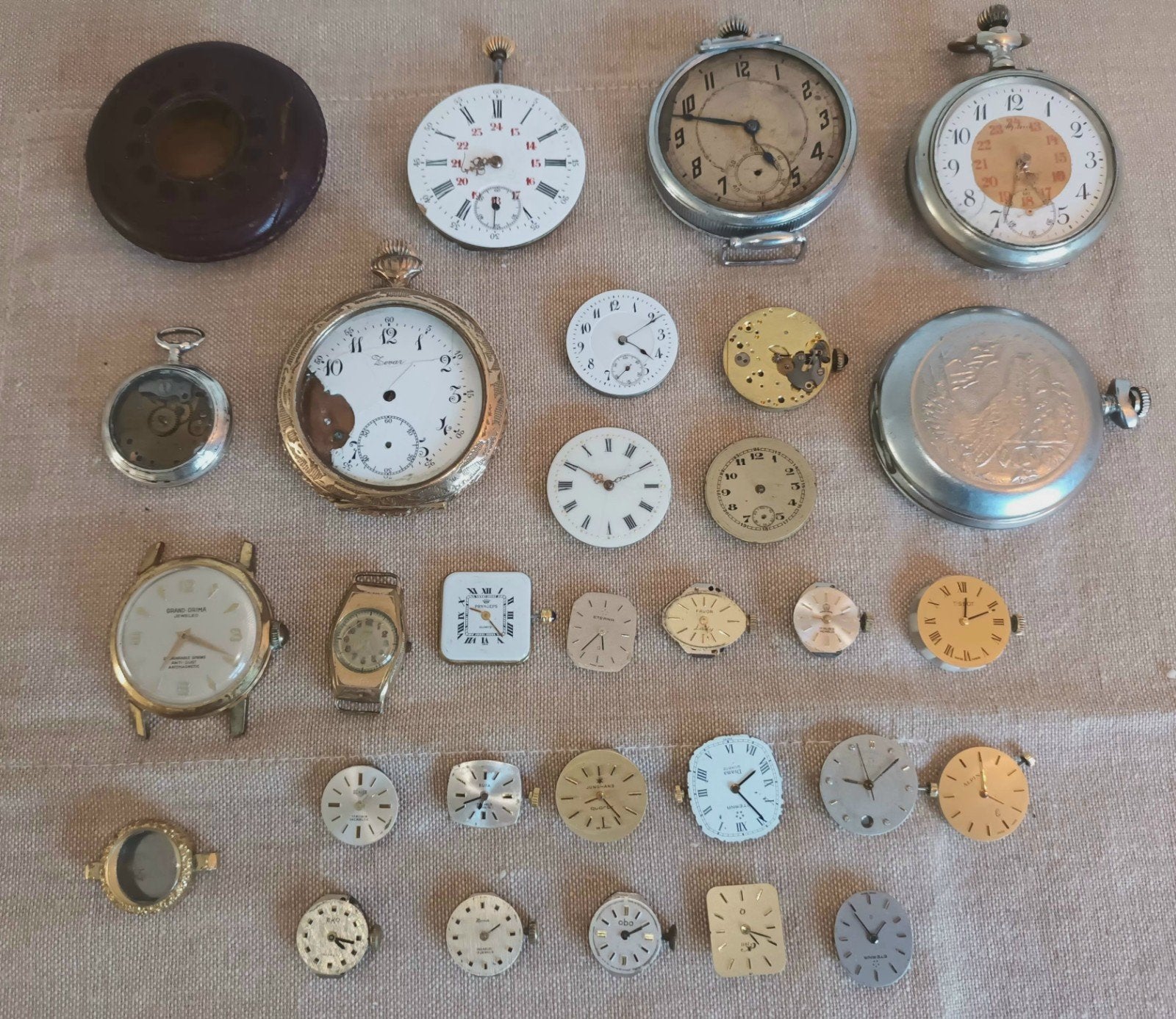 Verzameling Uurwerken (Zak)Horloges, Ophalen of Verzenden, Zilver, Overige merken