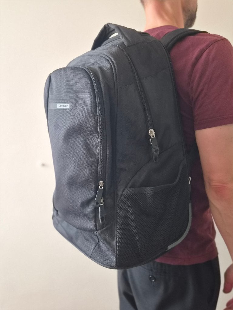 Samsonite Rugzak/ Cabin Trolley met Wielen, Overige materialen, Wieltjes, Minder dan 50 cm, Ophalen of Verzenden