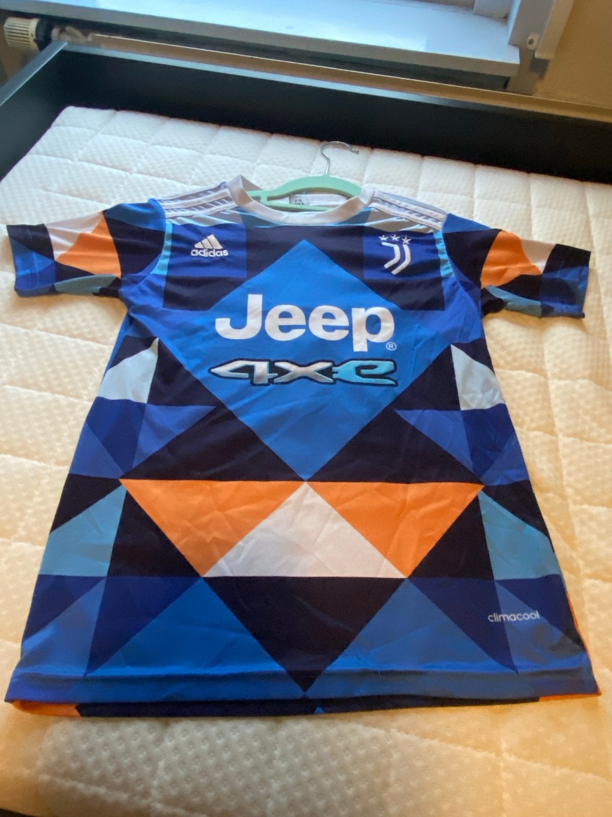 Juventus Adidas Voetbalshirt - Blauw/Oranje/Wit, Kleding | Heren, Ophalen, Meerkleurig, Overige maten, Zo goed als nieuw