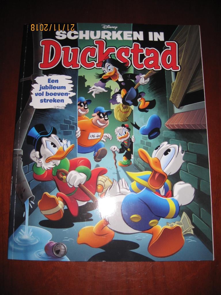 Disney Schurken in Duckstad stripboek, Boeken, Eén stripboek, Ophalen of Verzenden, Gelezen, Walt Disney