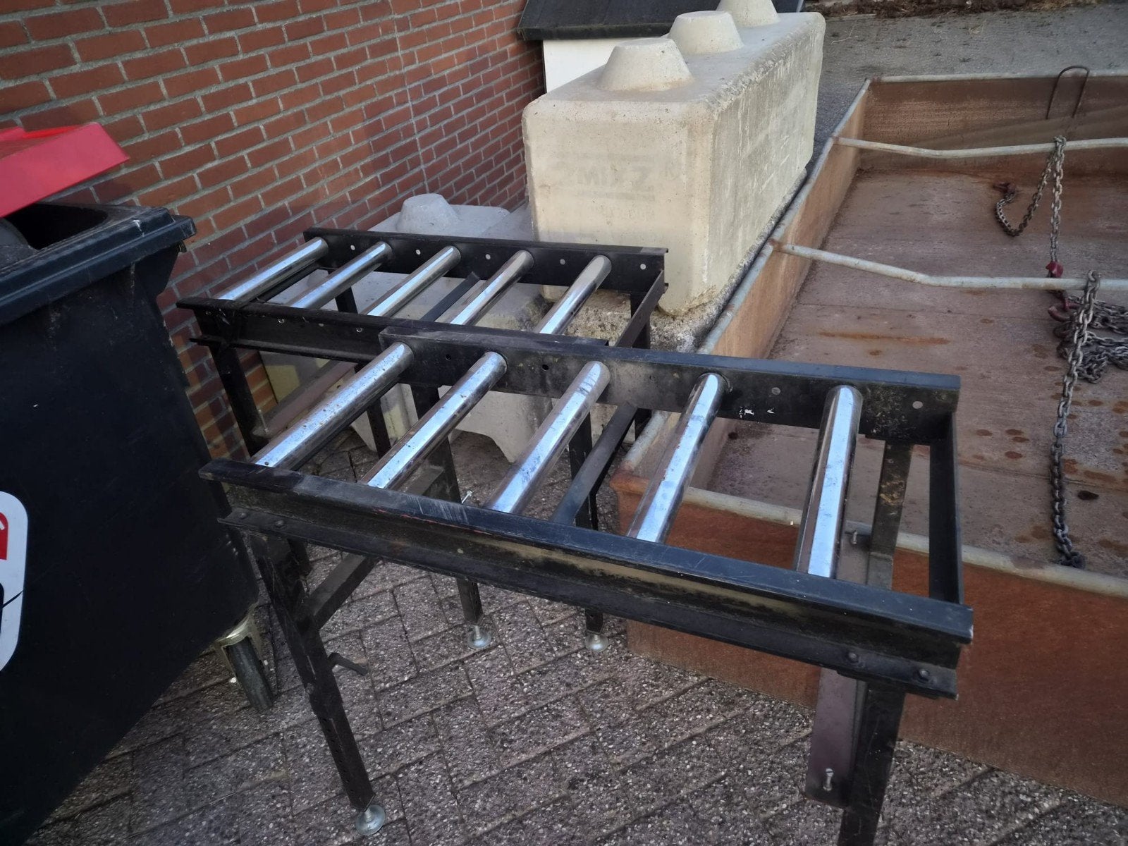 Set van 2 rollenbanen - ideaal voor transport, Ophalen of Verzenden