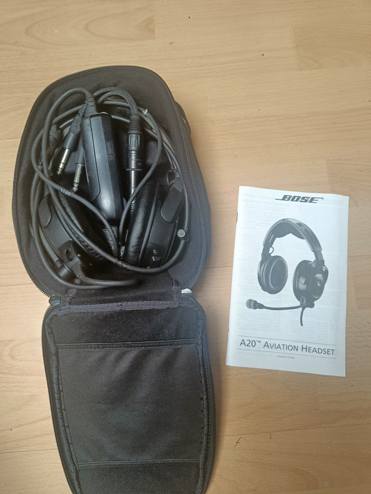 Bose A20 Aviation Headset, Ophalen of Verzenden, Bose, Zwart, Microfoon