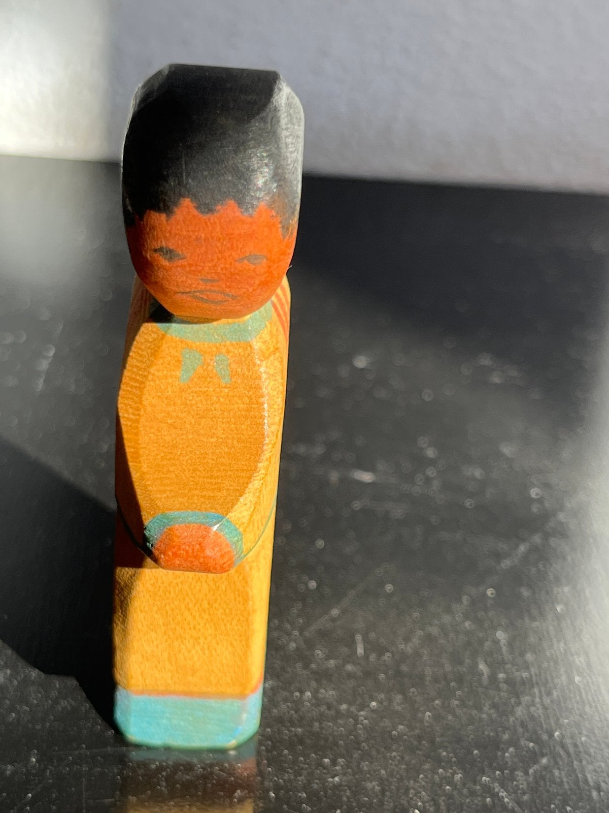 Vintage Ostheimer Indiaan Meisje Houten Figuur, Ophalen of Verzenden, Gebruikt
