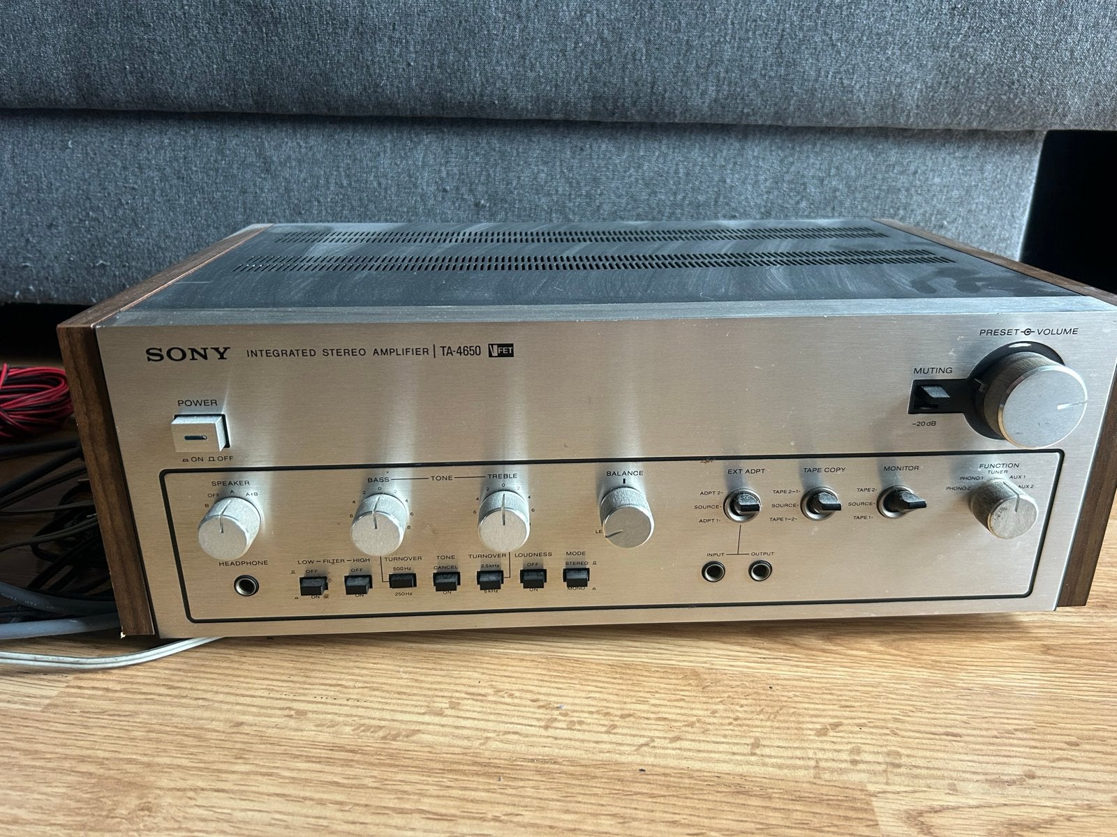 Sony TA-4650 Geïntegreerde Stereo Versterker, Gebruikt, Ophalen of Verzenden, 60 tot 120 watt, Sony