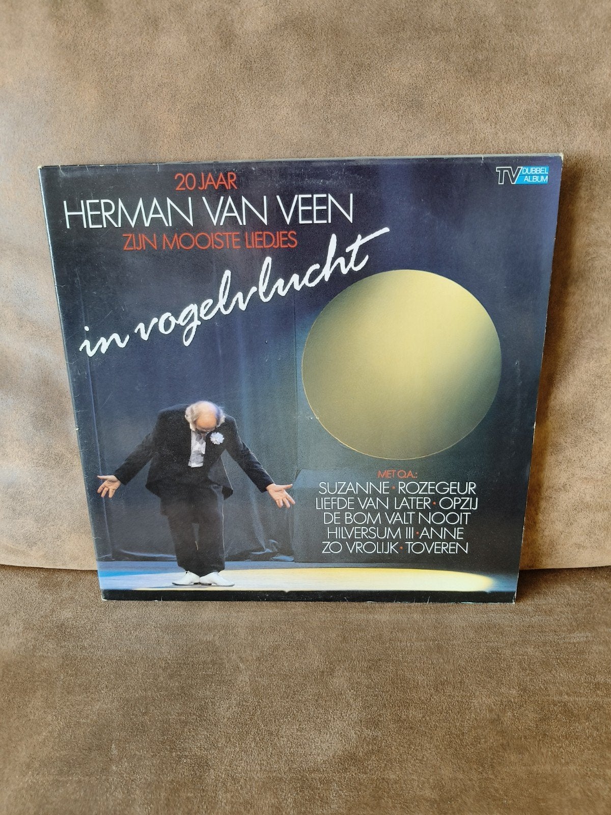 Herman van Veen - 20 Jaar Herman van Veen: In Vogelvlucht LP, Gebruikt, Complilatie, Ophalen of Verzenden, 12 inch