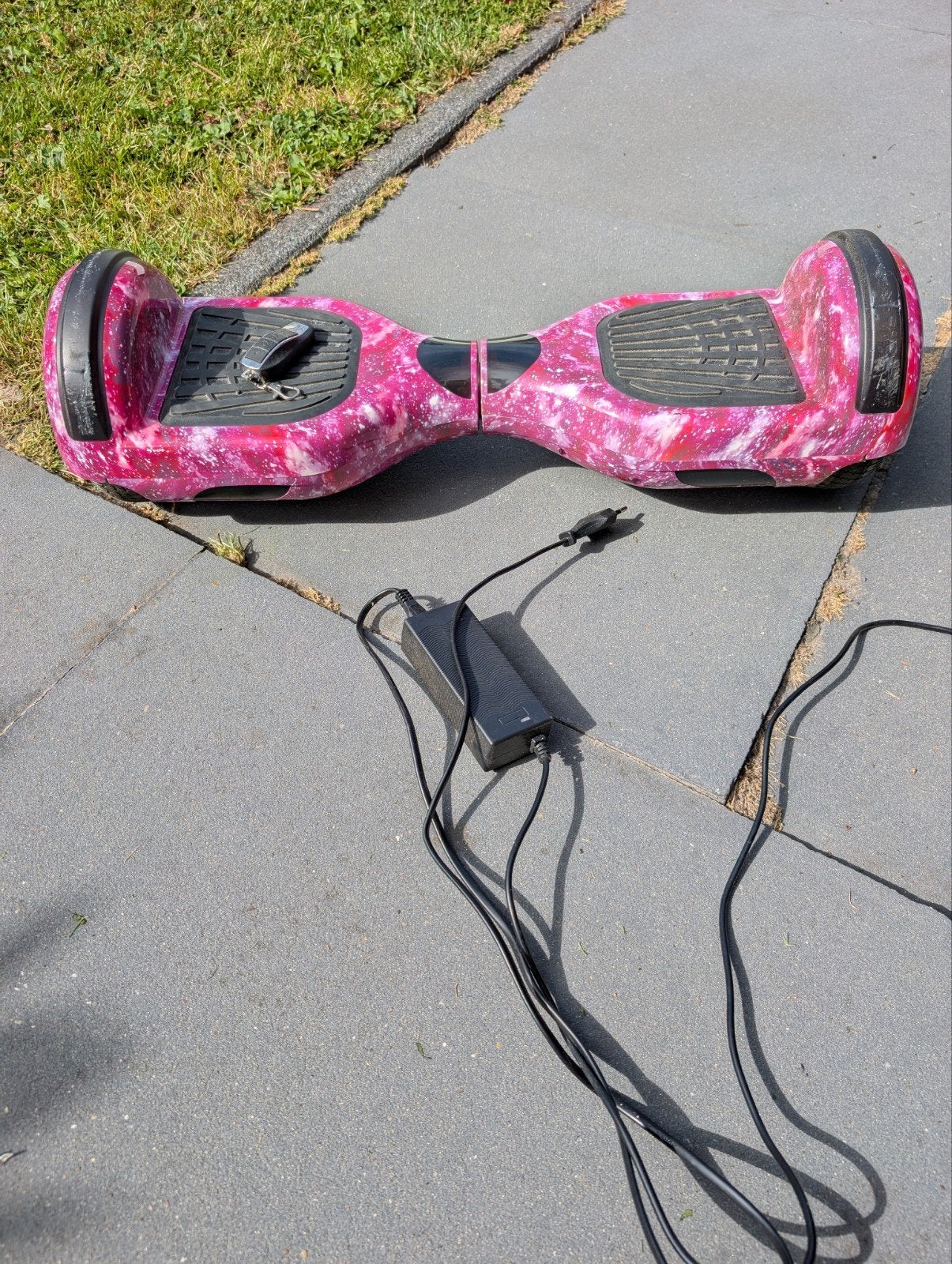 Hoverboard roze met oplader en afstandsbediening, Ophalen of Verzenden, Gebruikt, Overige typen