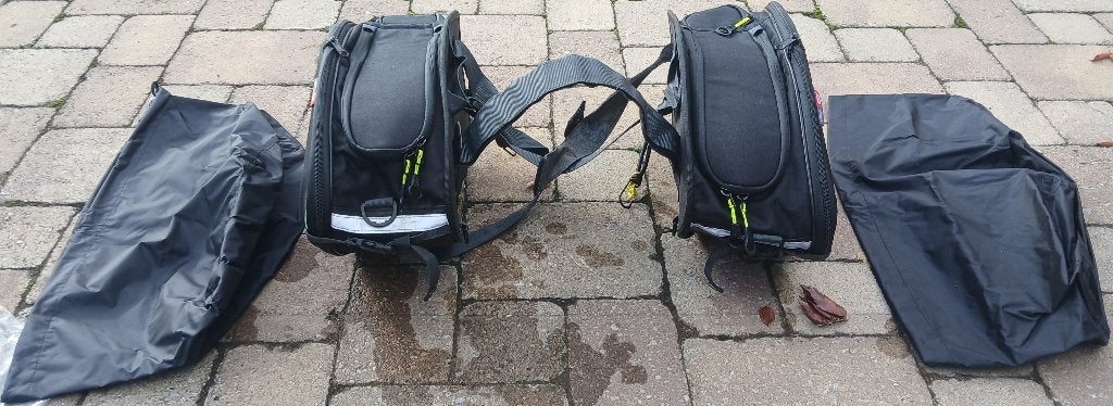 GIVI EA127 Easy-T Zadeltassen (20-30L)  - incl. Regenhoezen, Ophalen of Verzenden, Zo goed als nieuw