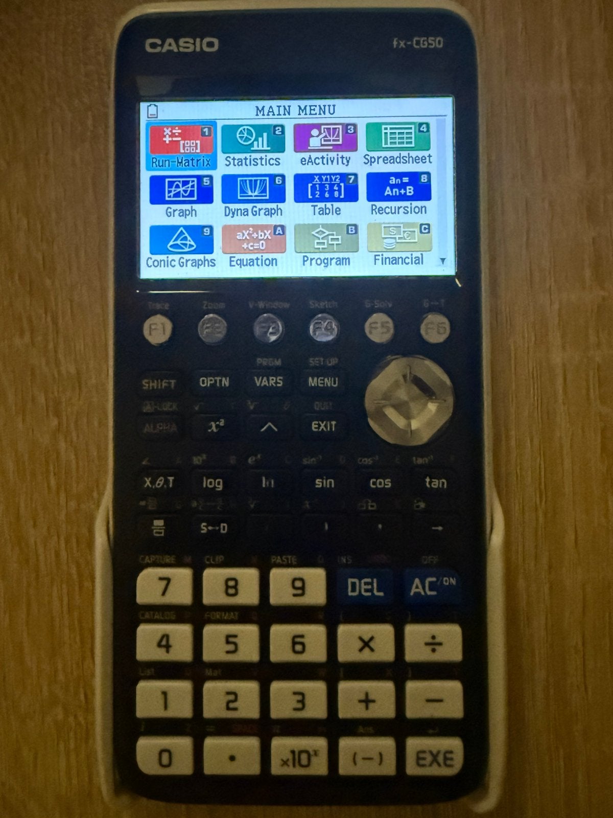 Casio FX-CG50 grafische rekenmachine, Diversen, Rekenmachines, Ophalen, Grafische rekenmachine, Gebruikt