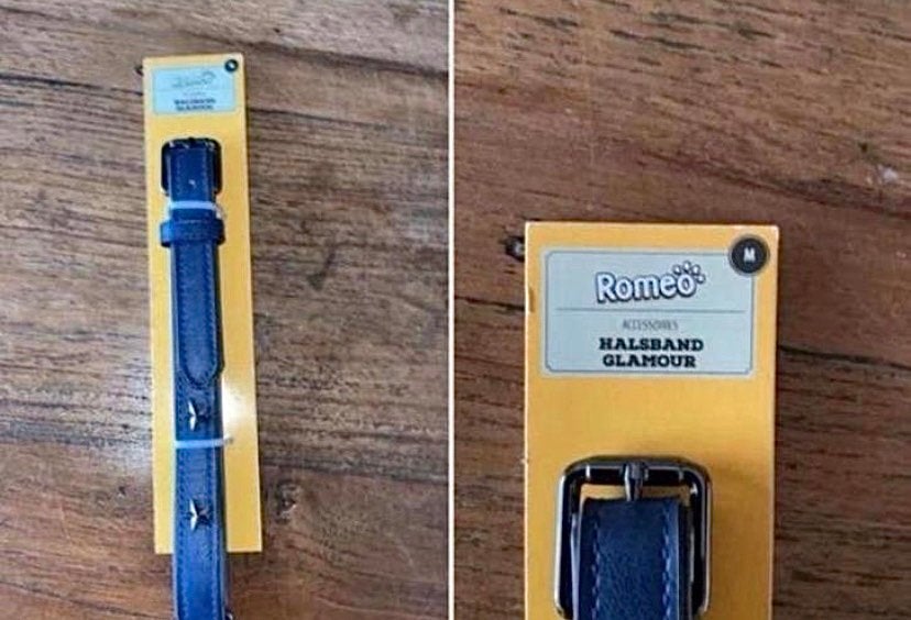 Romeo Glamour hondenhalsband, Dieren en Toebehoren, Ophalen of Verzenden, Nieuw