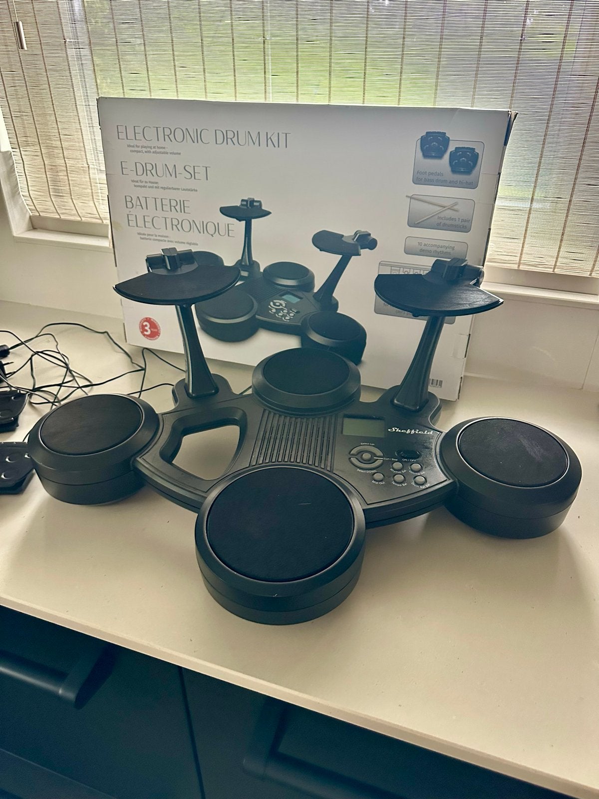 Sheffield Elektronisch Drumstel E-Drum-Set, Ophalen of Verzenden, Zo goed als nieuw, Overige merken, Elektronisch
