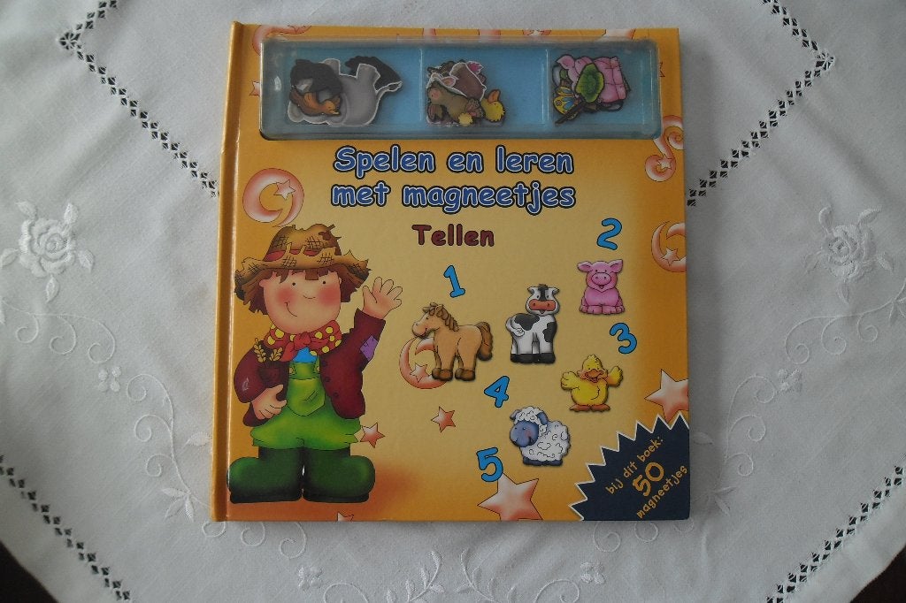Boek Spelen en leren met magneetjes, Ophalen of Verzenden, Zo goed als nieuw, 3 tot 4 jaar