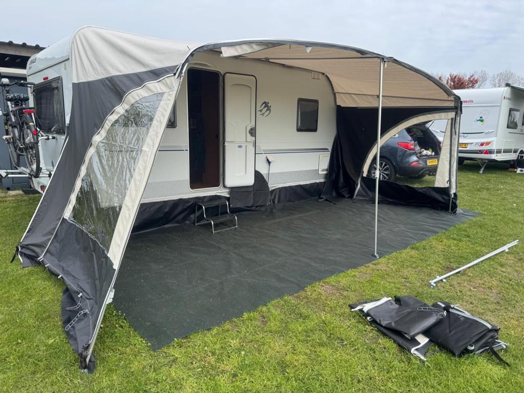 Reda lichtgewicht boogluifel met zijwanden en MeshPRO voorwa, Caravans en Kamperen, Voortenten en Luifels, Ophalen, Zo goed als nieuw