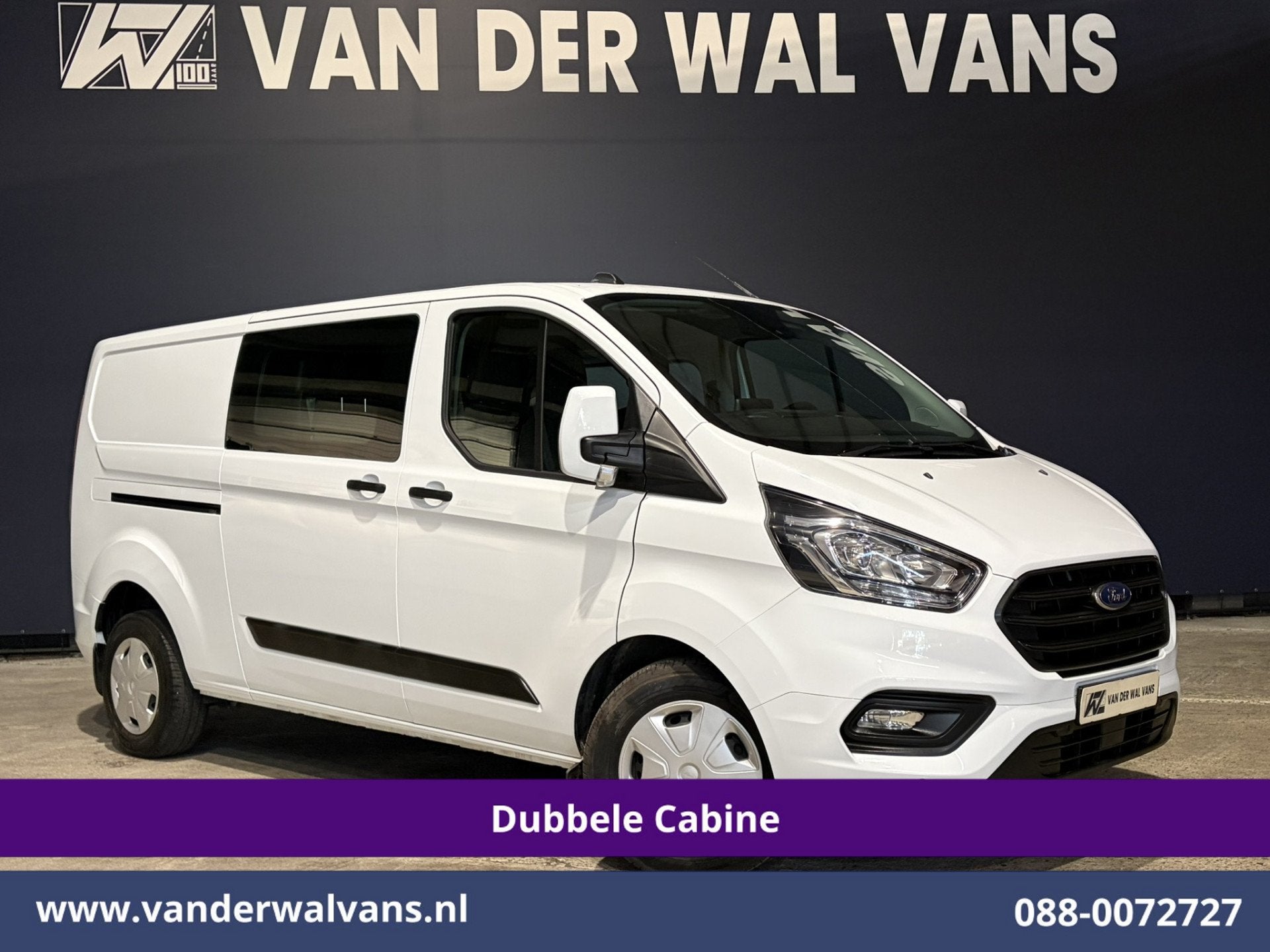 Ford Transit Custom 2.0 TDCI 130pk Automaat L2H1 Dubbele Cab, Auto's, Bestelauto's, Voorwielaandrijving, Stof, Gebruikt, 4 cilinders