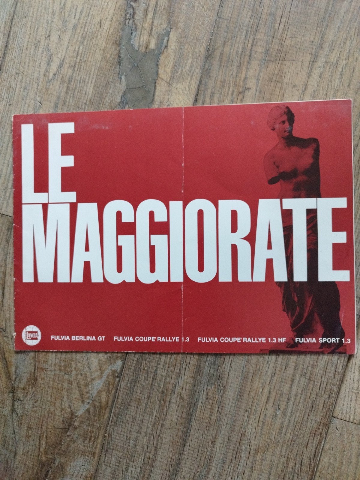 Lancia Fulvia Le Maggiorate brochure 1967 (Engels), Ophalen of Verzenden, Gelezen, Lancia
