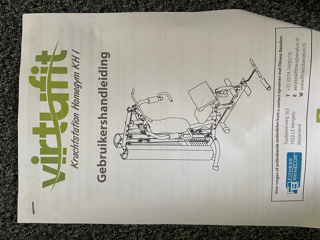 Virtufit Krachtstation Homegym, Ophalen, Krachtstation, Armen, Zo goed als nieuw