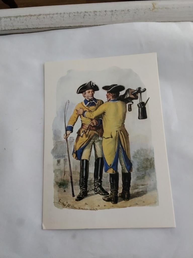 SACHSEN, POSTILLION SCHIRRMEISTER 1800, Verzamelen, Ophalen of Verzenden, Sterren en Beroemdheden