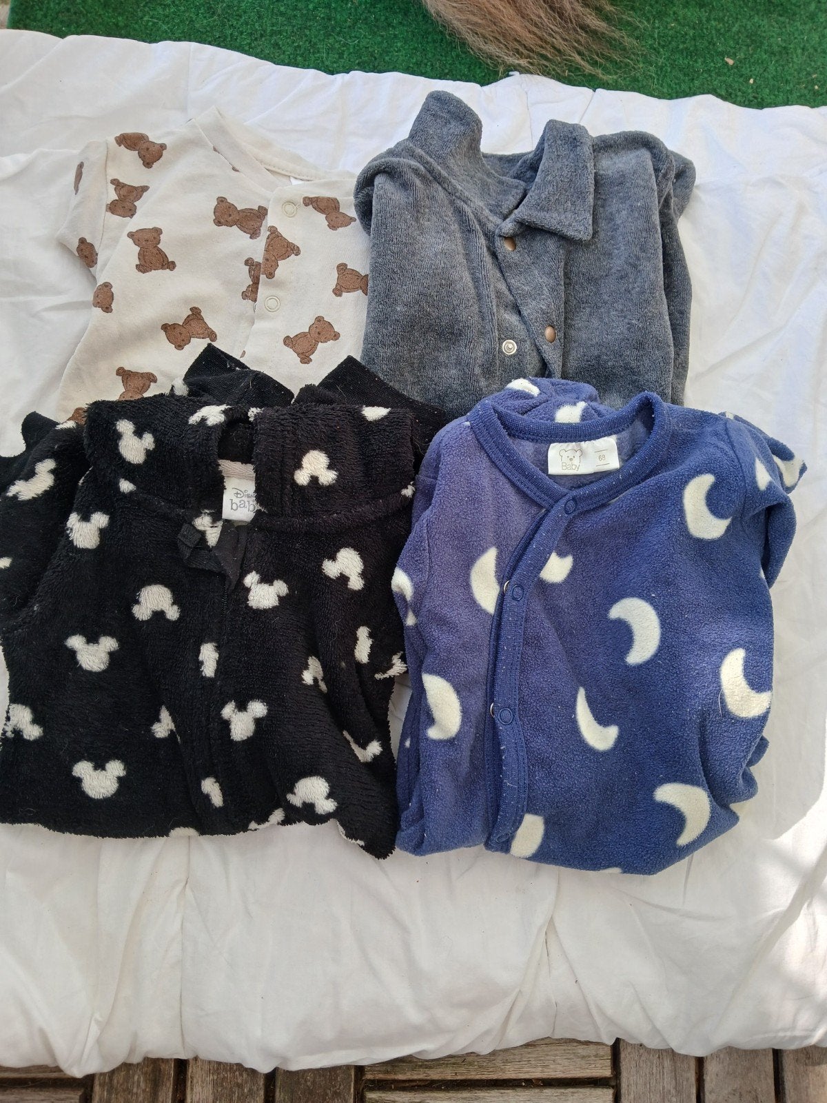 4-delige set baby boxpakjes/pyjama's, Ophalen of Verzenden, Gebruikt, Onbekend, Jongetje of Meisje