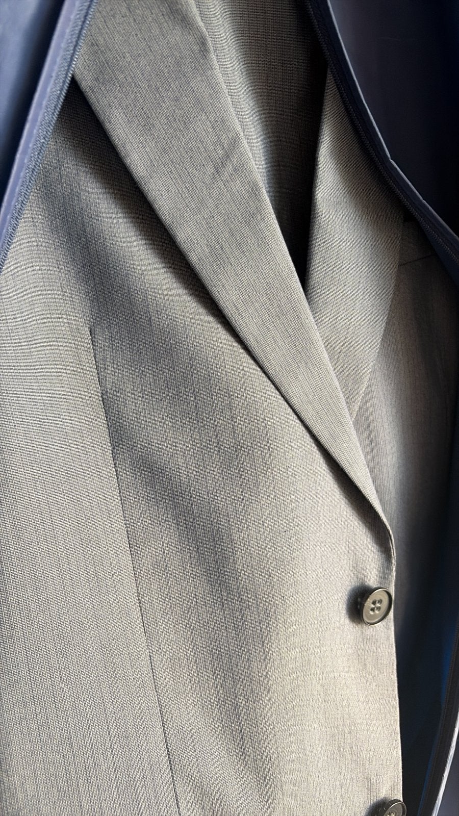 MEXX Heren Grijs Pak – Maat 46 – Colbert & Pantalon, Ophalen of Verzenden, Zo goed als nieuw, Maat 46 (S) of kleiner, Grijs