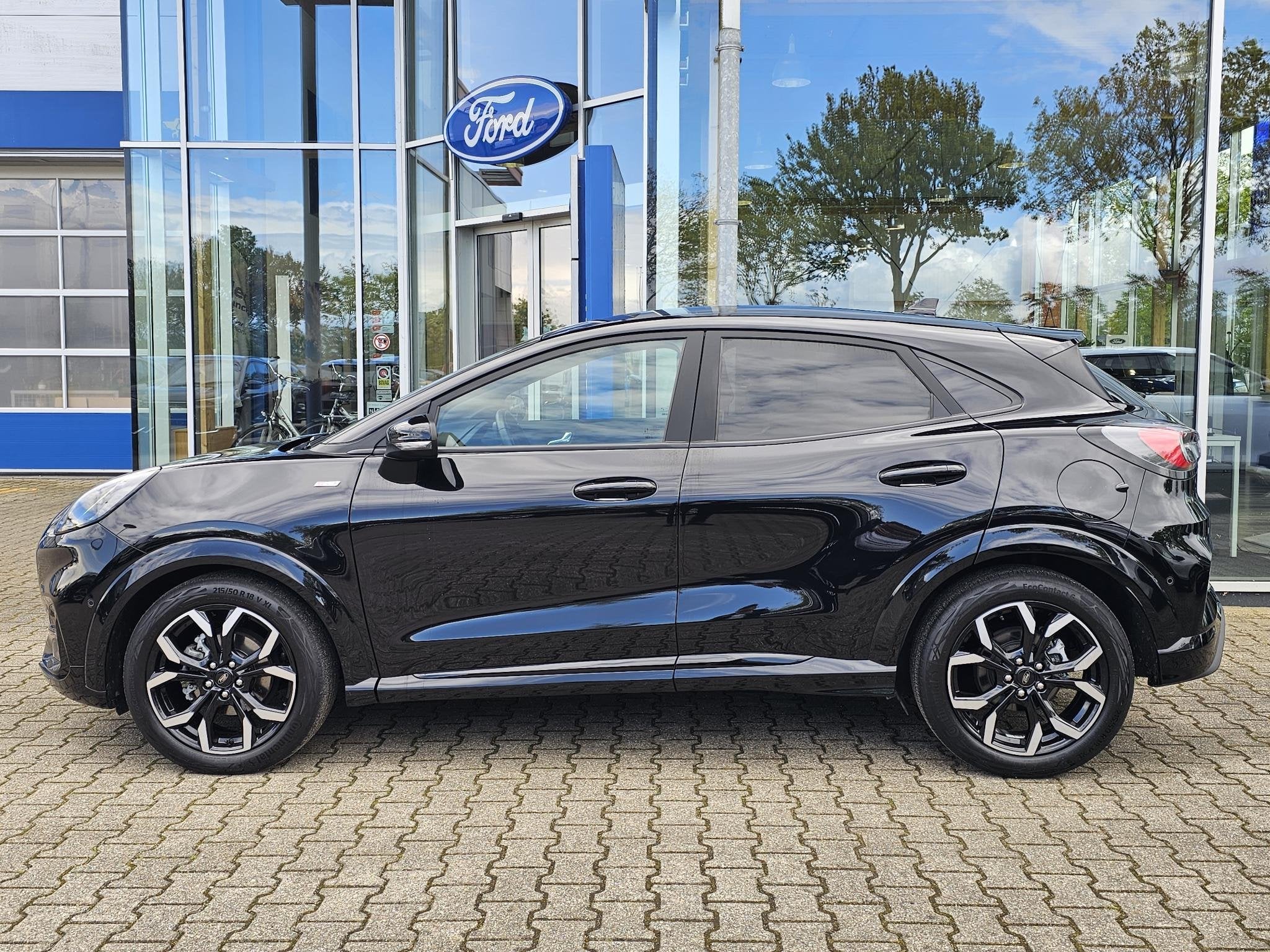 Ford Puma 1.0 EcoBoost Hybrid ST-Line X | 155 PK | 48.700 KM, Auto's, Voorwielaandrijving, Leder en Stof, Bedrijf, 3 cilinders