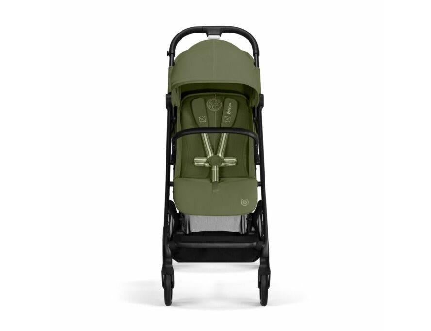 Cybex Beezy Buggy - Black Frame - Moss Green, Ophalen, Nieuw, Zonnekap