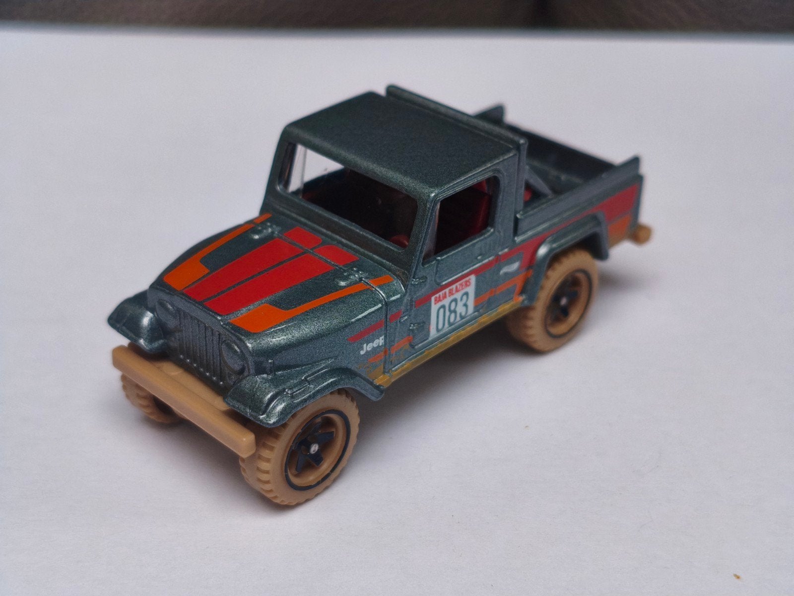 Hot Wheels Jeep Scrambler - Groen/Oranje, Ophalen of Verzenden, Zo goed als nieuw