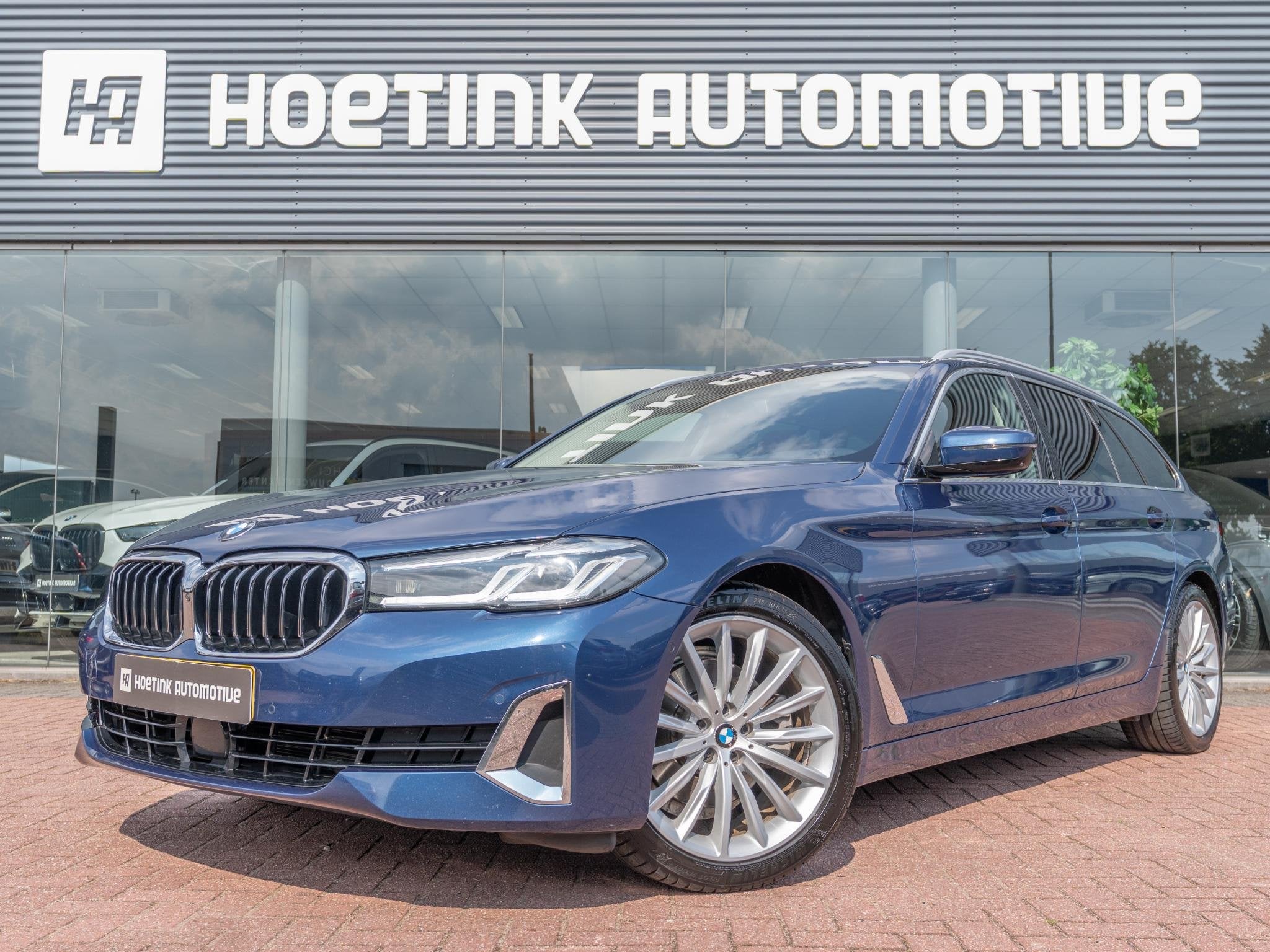 BMW 5-serie Touring 520i High Executive | Elc trekhaak | 360, Auto's, Automaat, Gebruikt, Euro 6, 4 cilinders