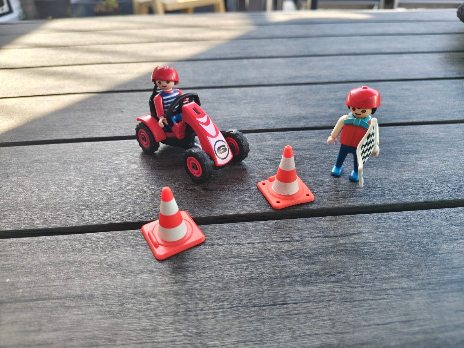 Playmobil skelter met jongens, Ophalen of Verzenden, Gebruikt, Jongen of Meisje