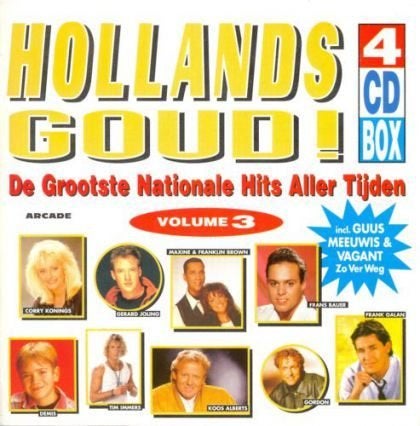 cd van Hollands Goud! Volume 3, Verzenden, Zo goed als nieuw, Levenslied of Smartlap