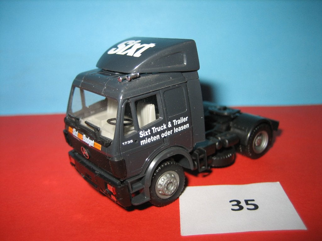 Tr-35 losse Truck MERCEDES van  Sixt  Herpa, Ophalen of Verzenden, Zo goed als nieuw, Bus of Vrachtwagen, Herpa