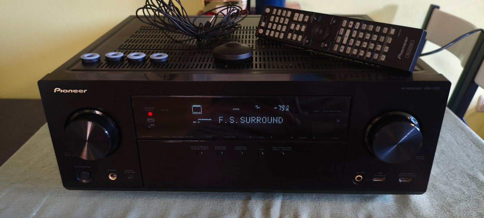 PIONEER VSX-1123 AV RECEIVER - top staat!, Ophalen of Verzenden, Zo goed als nieuw, Pioneer, 120 watt of meer