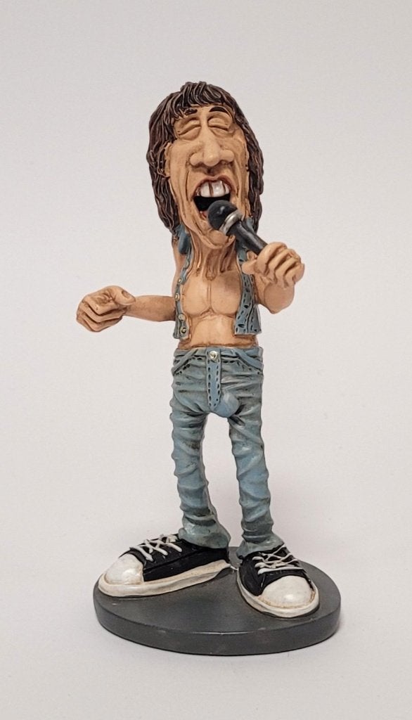 Bon Scott ACDC beeldje by Warren Stratford decoratie beeld, Info@deconoord.nl, Deco Noord, Nieuw, Ophalen of Verzenden