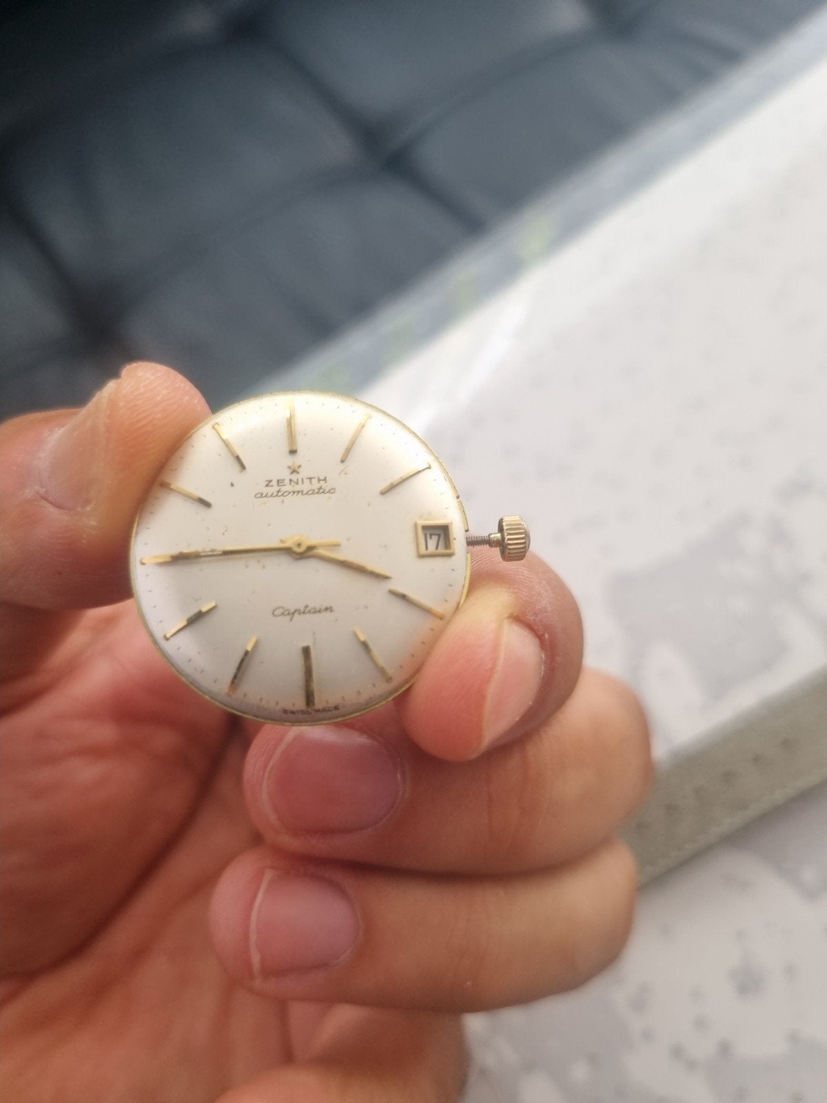 Zenith Automatic Captain Mechanisch Horloge (werkend), Ophalen of Verzenden, Gebruikt, Polshorloge, Overige merken