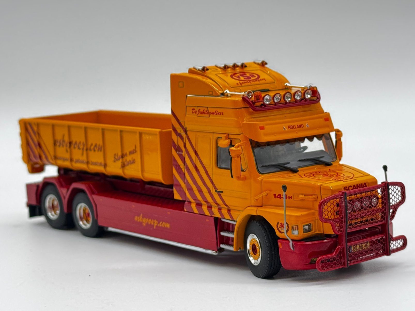 WSI SCANIA 143 H TORPEDO container auto VSB + CONTAINER