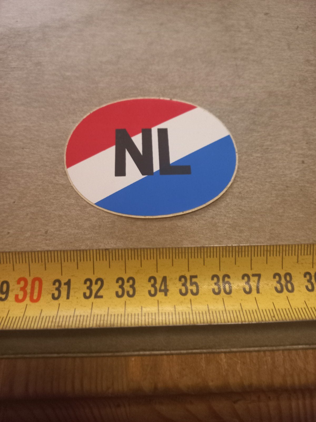 NL Ovaal Sticker - Nederland Vlag Auto Sticker, Ophalen of Verzenden