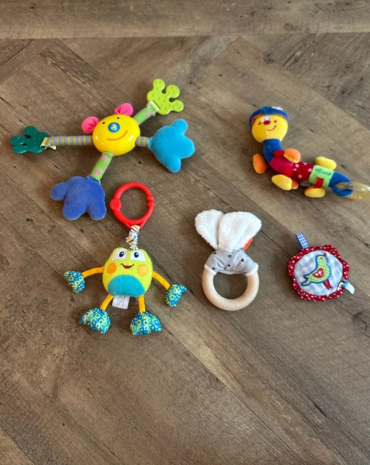 Babyspeelgoed 5 stuks, Kinderen en Baby's, Ophalen of Verzenden, Gebruikt, Overige typen, Met geluid