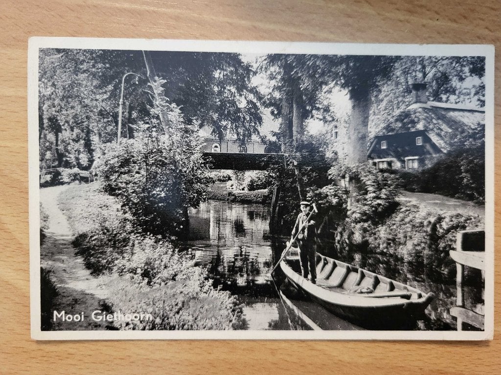 ansicht Mooi giethoorn SCHIEVINK, Ophalen, Voor 1920, Overijssel