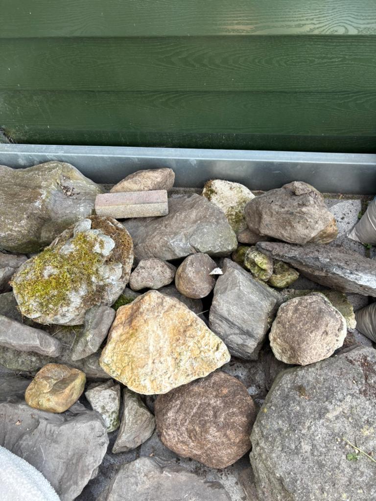 Grote keien zsm ophalen 20 stuks, Tuin en Terras, Ophalen, Zo goed als nieuw, Minder dan 100 cm, Minder dan 25 cm