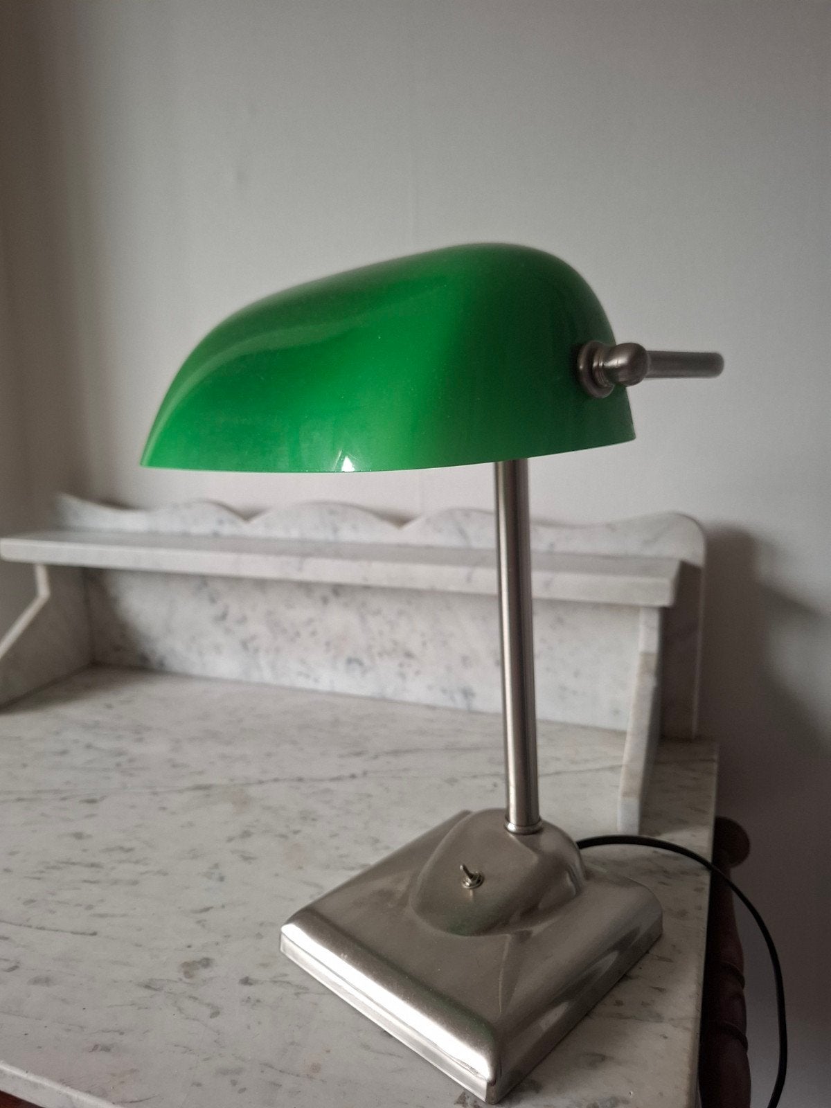 ✨️Notarislamp met Groene Kap✨️, Ophalen of Verzenden